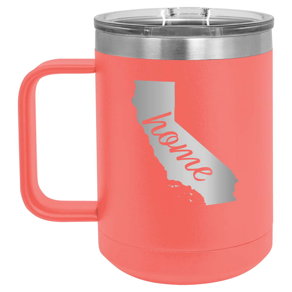 California Home 15 oz Mug - Coral | Iconic Imprint