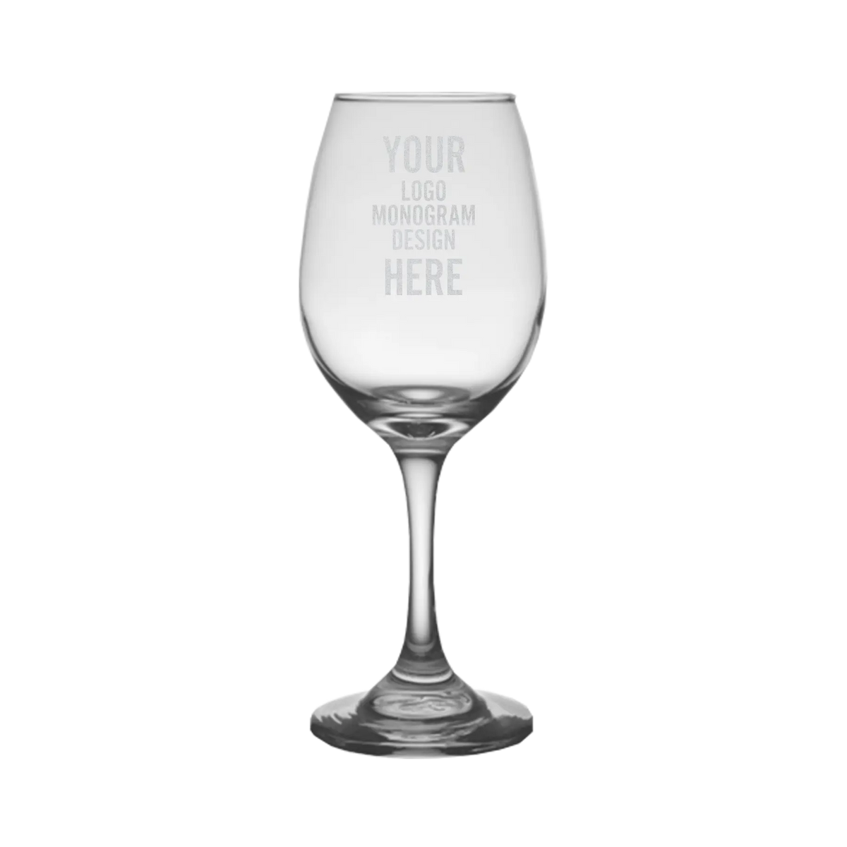 Etched All-Purpose Wine Glass 11 oz