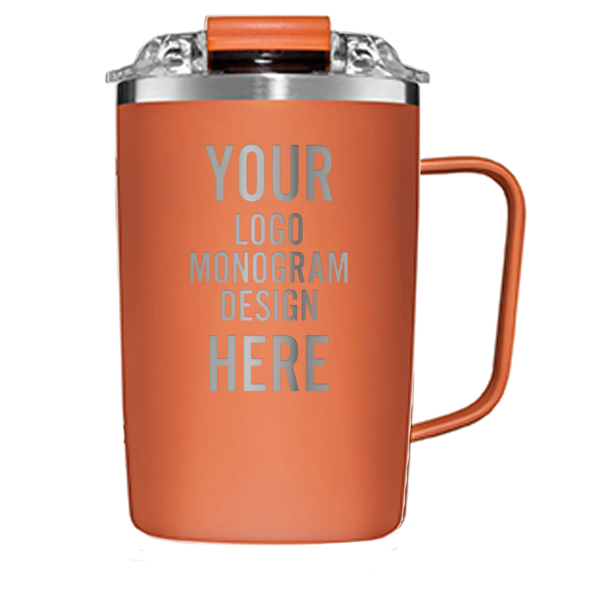 Personalized BruMate Toddy 16 oz Mug - Matte Clay