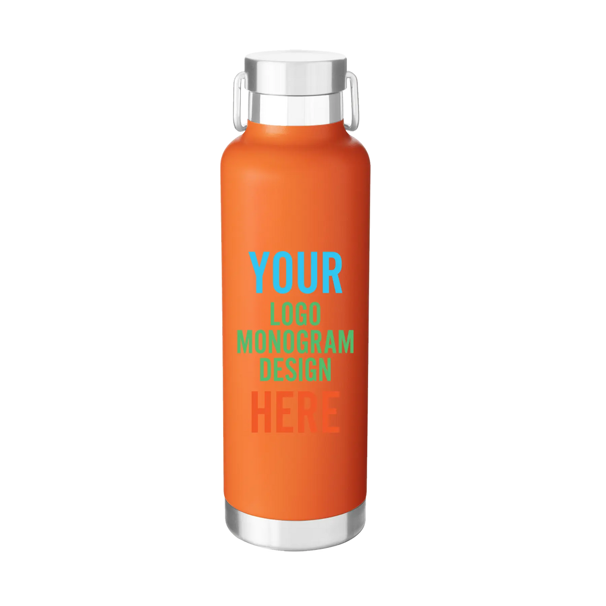 Personalized h2go Journey 24 oz Water Bottle - Orange | Iconic Imprint