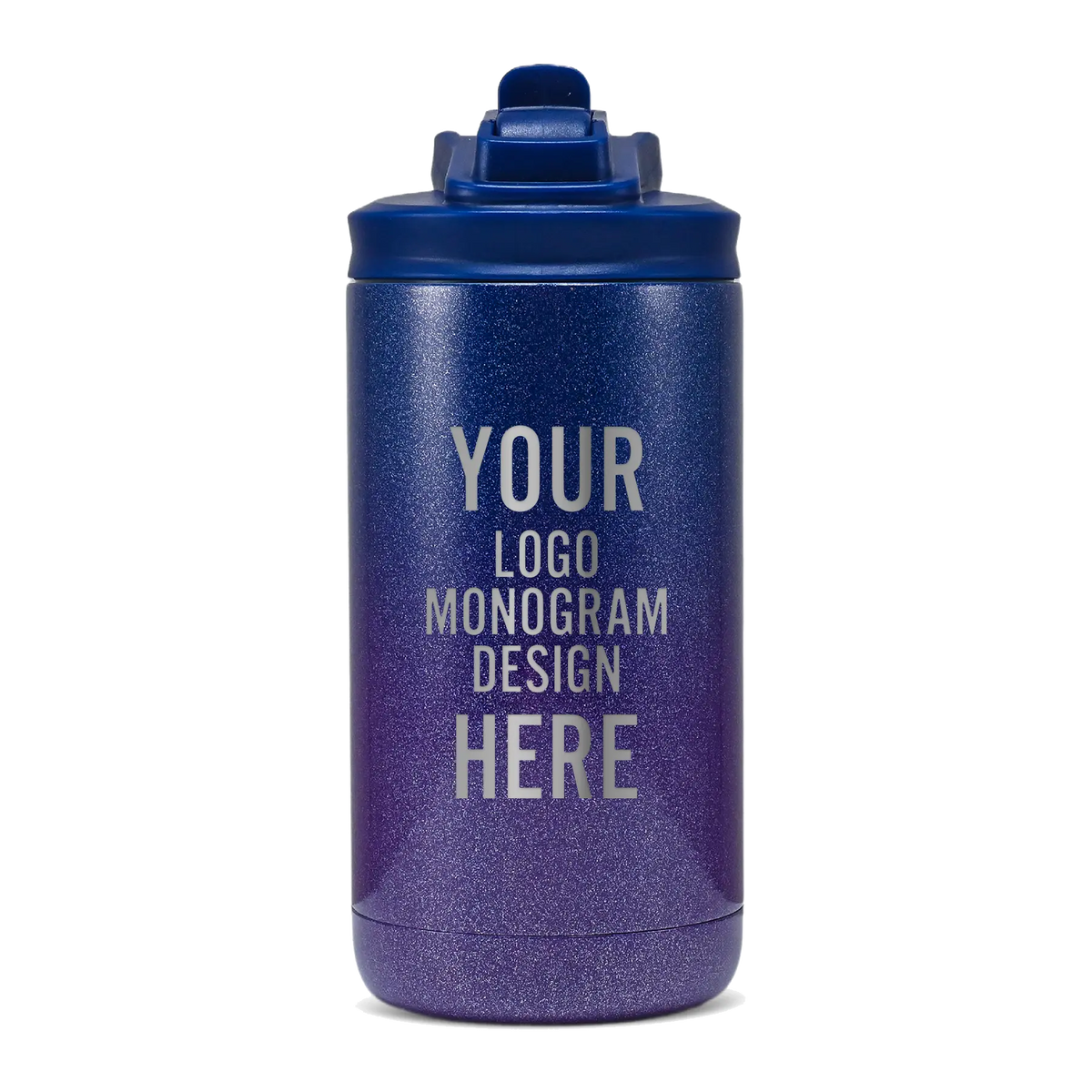 Personalized Maars 12 oz Kids Water Bottle - Gloss Nightshade | Iconic ...