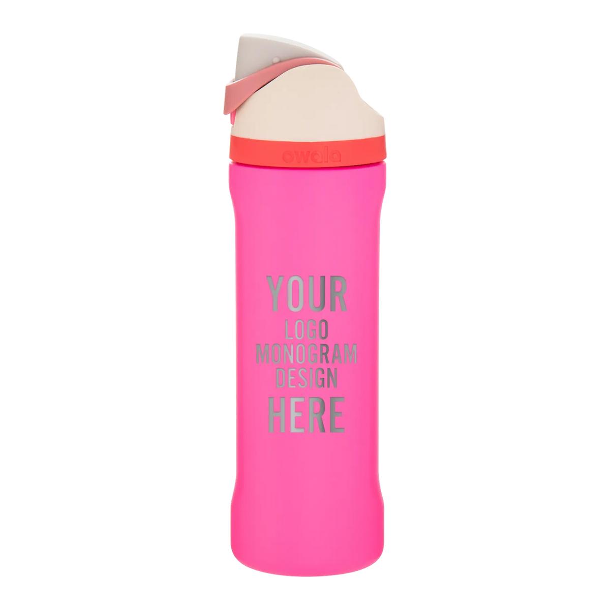 Silicone Boot & Monogram Set For Owala 32 Oz Bottles - Cute Customizable Accessory With Strap
