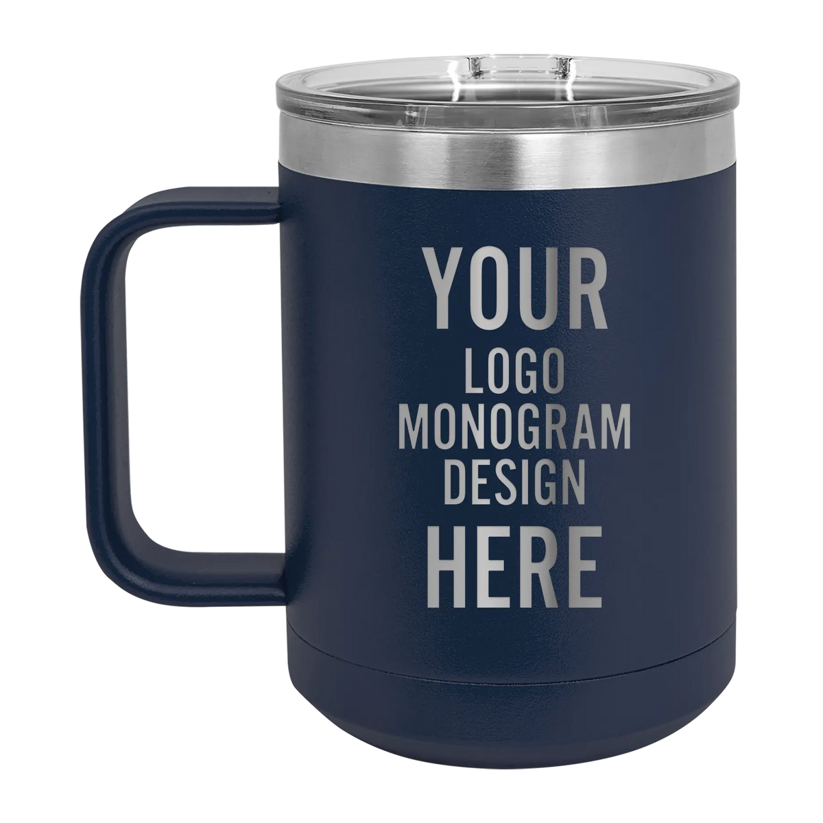 Personalized Polar Camel 15 oz Mug - Navy | Iconic Imprint