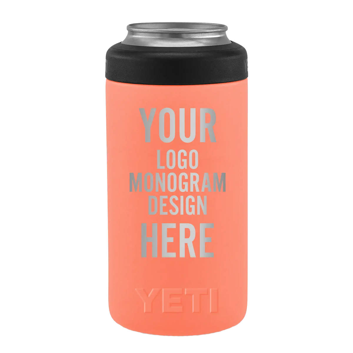 Personalized YETI Coral 16 ozTall Colster Gift