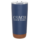 Personalized constellation 20 oz vacuum insulated tumbler with 'Soccer Coach' design