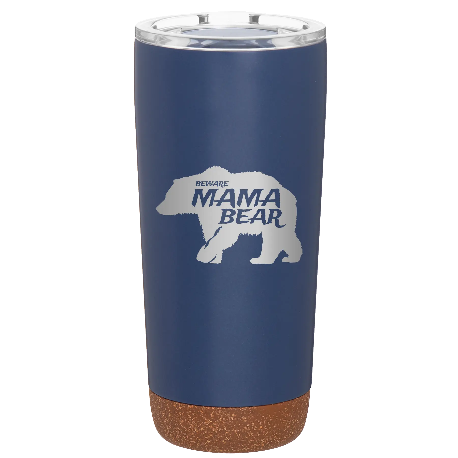 Laser etched constellation 20 oz vacuum insulated tumbler with 'Beware Mama Bear' design