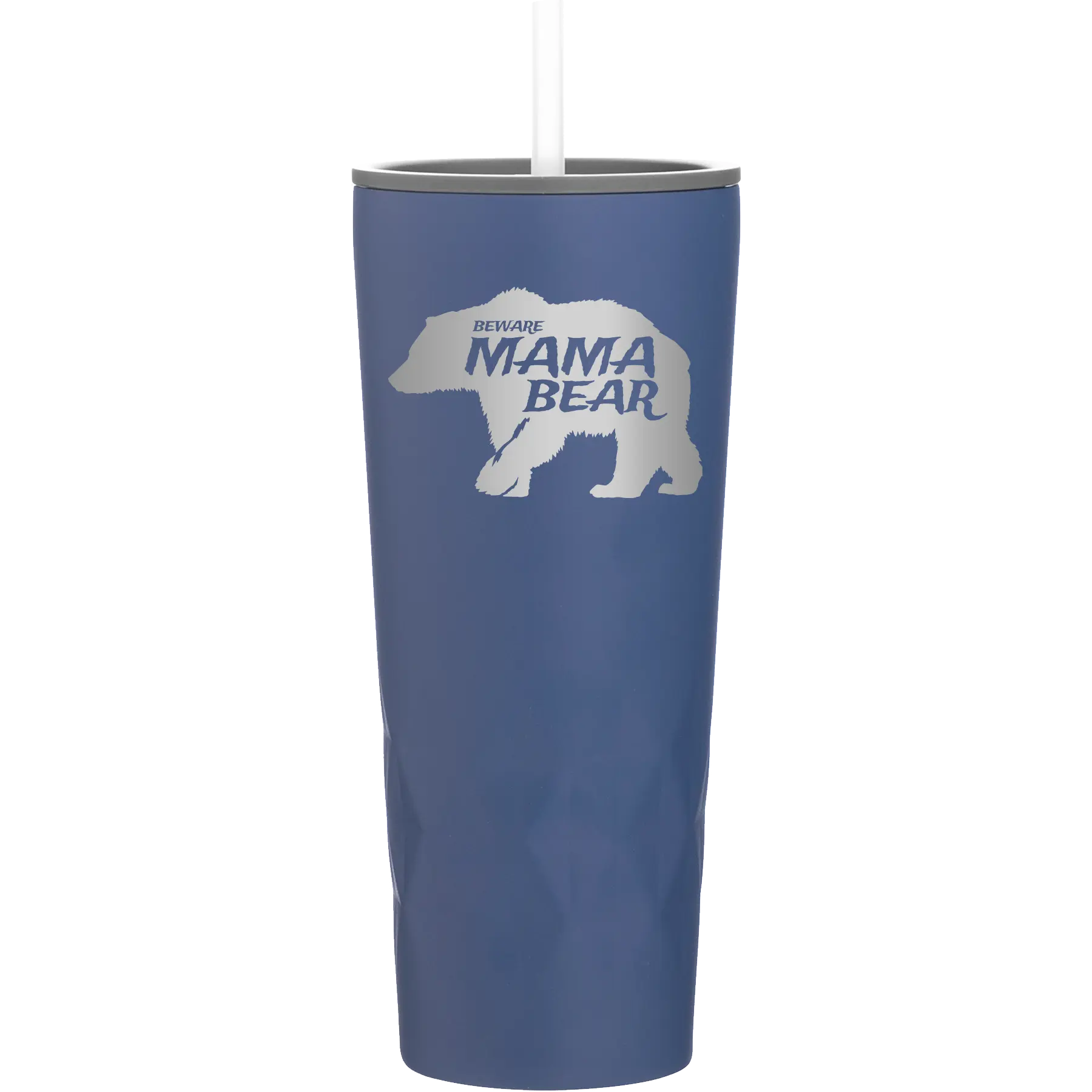 Laser etched constellation 20 oz vacuum insulated tumbler with 'Beware Mama Bear' design