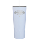 Laser etched landfall 20 oz vacuum insulated tumbler with 'Strong as a Mother' design