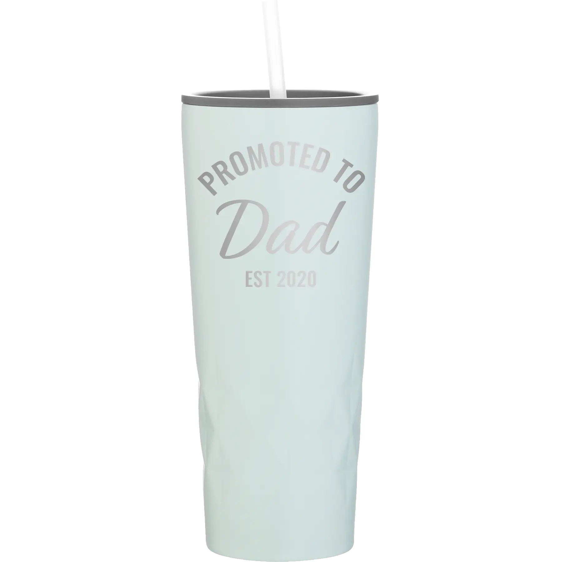 Personalized meadow 20 oz vacuum insulated tumbler with 'Promoted to Dad' design