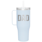 Laser etched landfall 40 oz vacuum insulated tumbler mug with 'Baseball Dad' design