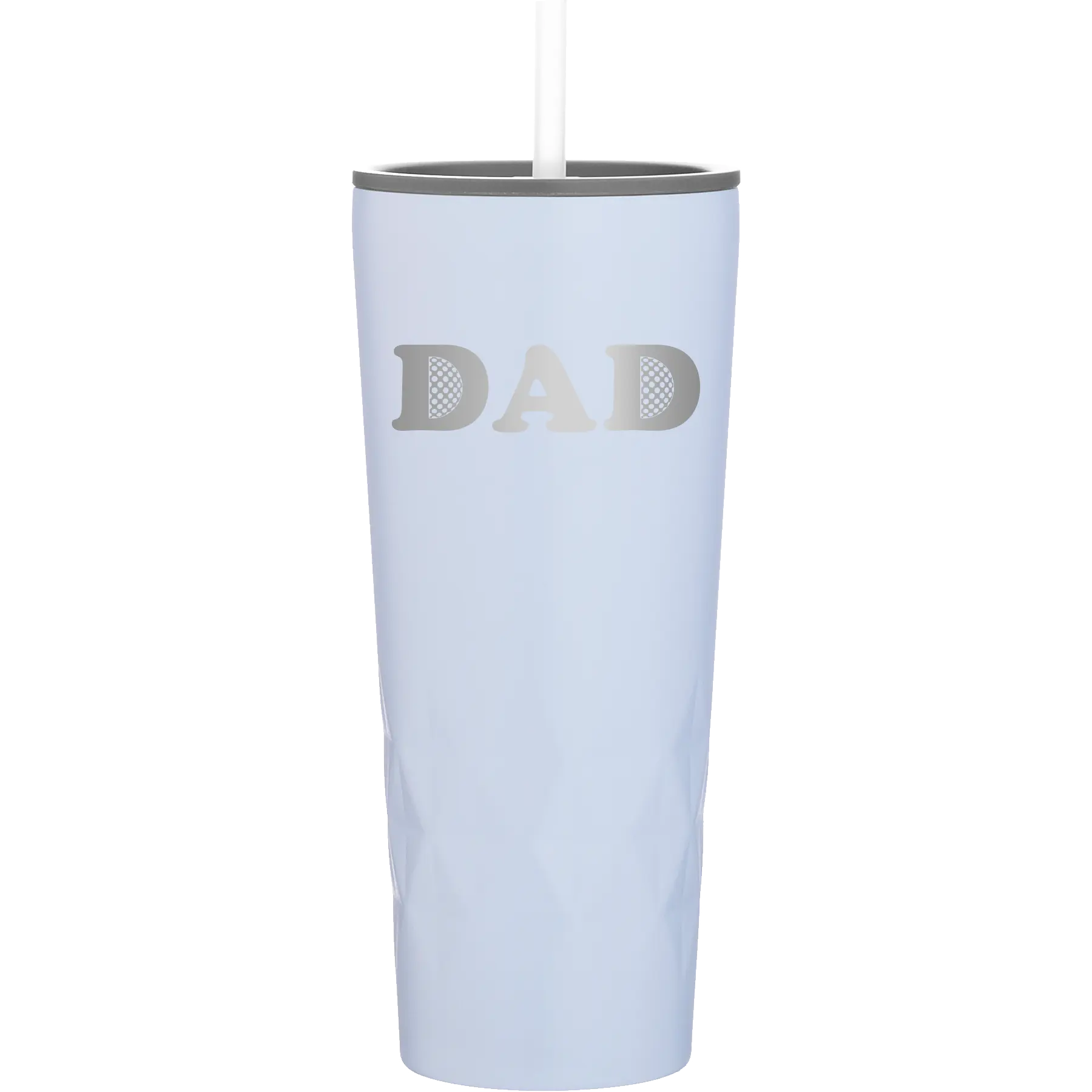 Laser etched landfall 20 oz vacuum insulated tumbler with 'Golf Dad' design