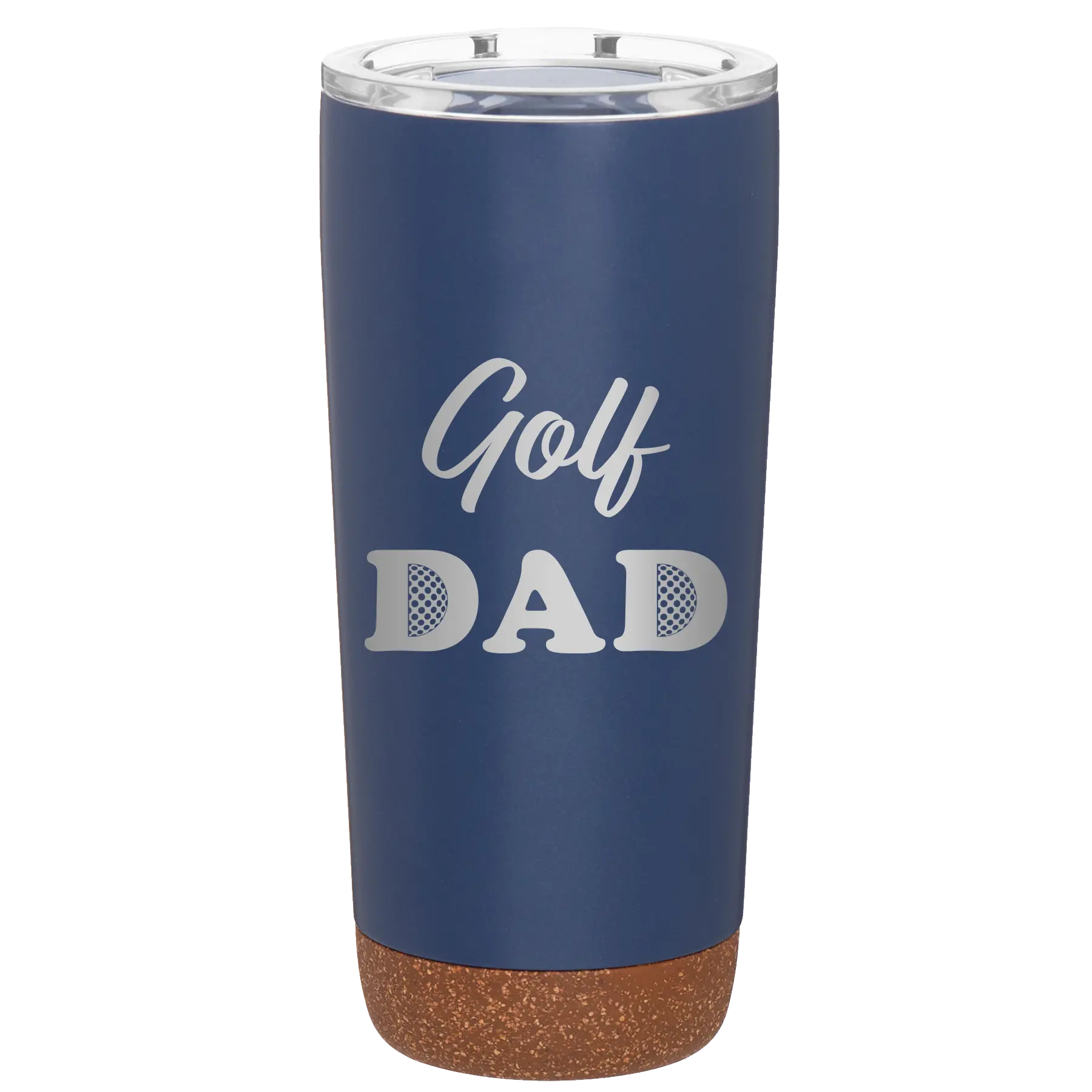 Laser etched constellation 20 oz vacuum insulated tumbler with 'Golf Dad2' design
