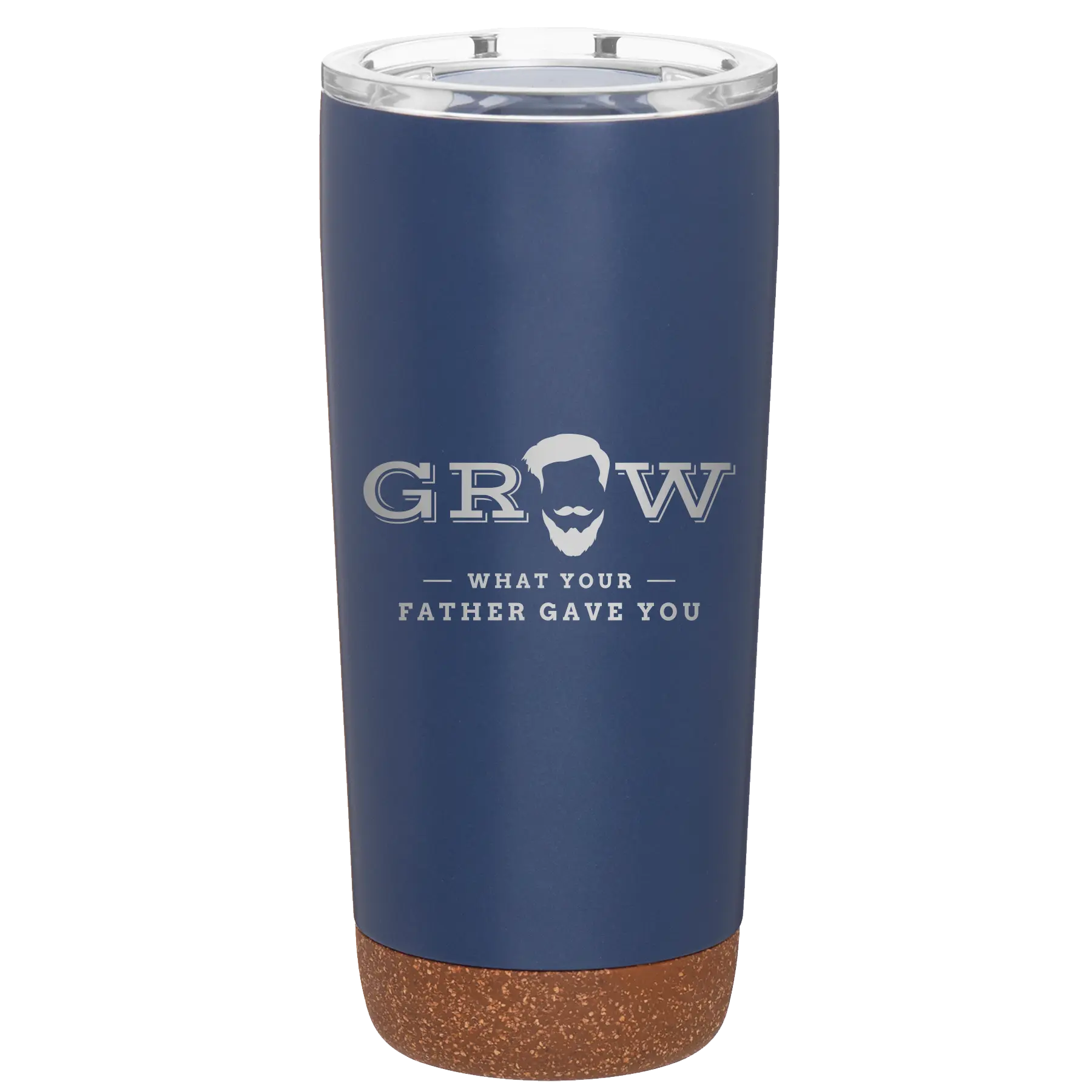 Laser etched constellation 20 oz vacuum insulated tumbler with 'Grow What Your Father Gave You' design