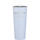 Laser etched landfall 20 oz vacuum insulated tumbler with 'Grow What Your Father Gave You' design
