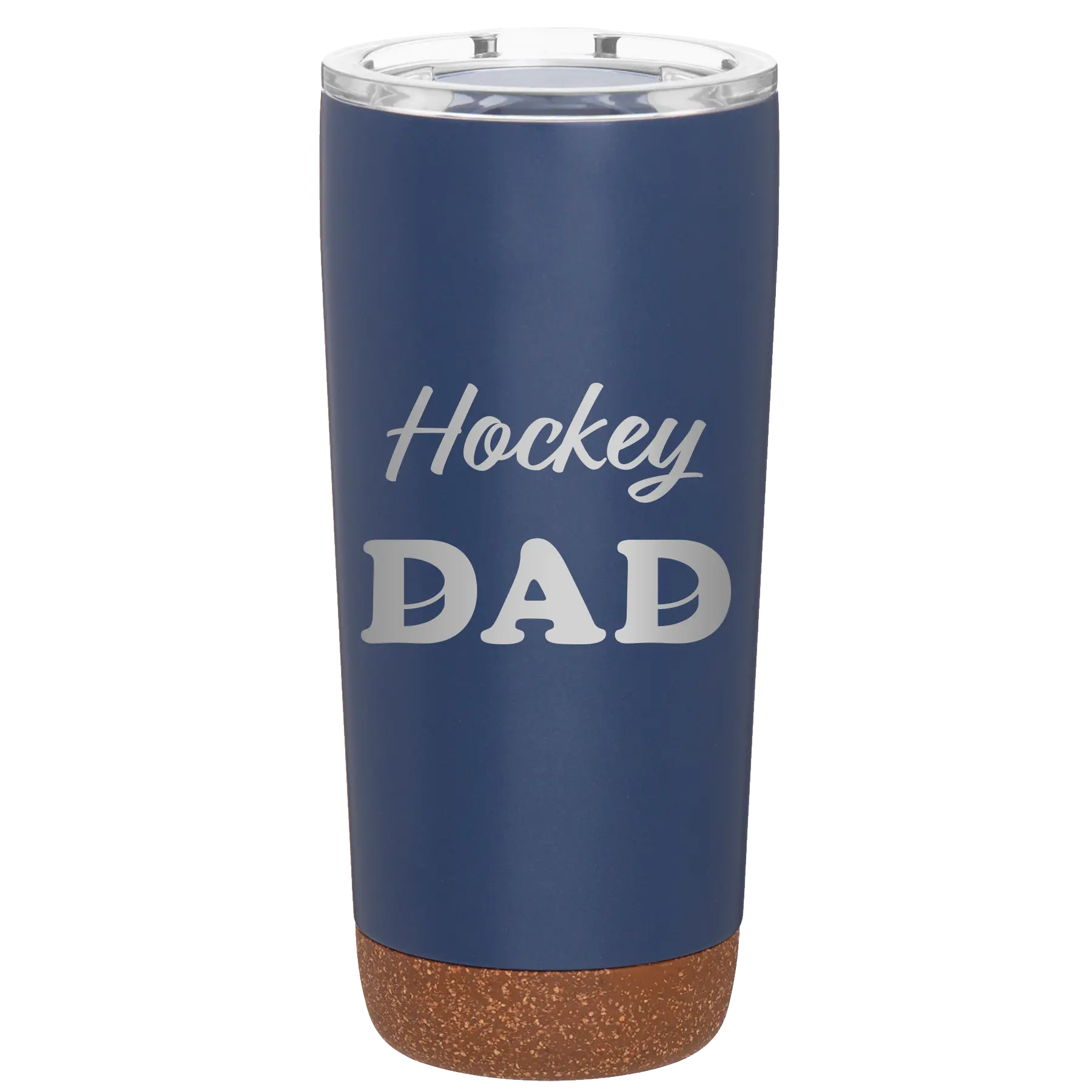 Laser etched constellation 20 oz vacuum insulated tumbler with 'Hockey Dad2' design