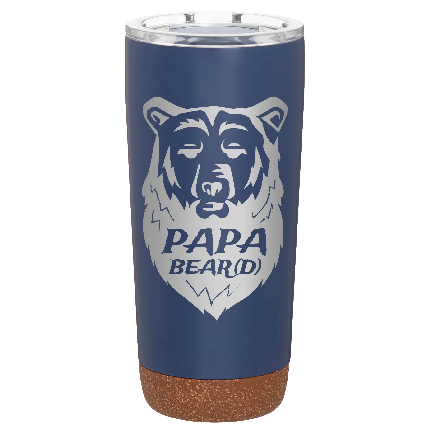 Laser etched constellation 20 oz vacuum insulated tumbler with 'Papa Beard' design