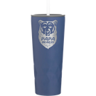 Laser etched constellation 20 oz vacuum insulated tumbler with 'Papa Beard' design