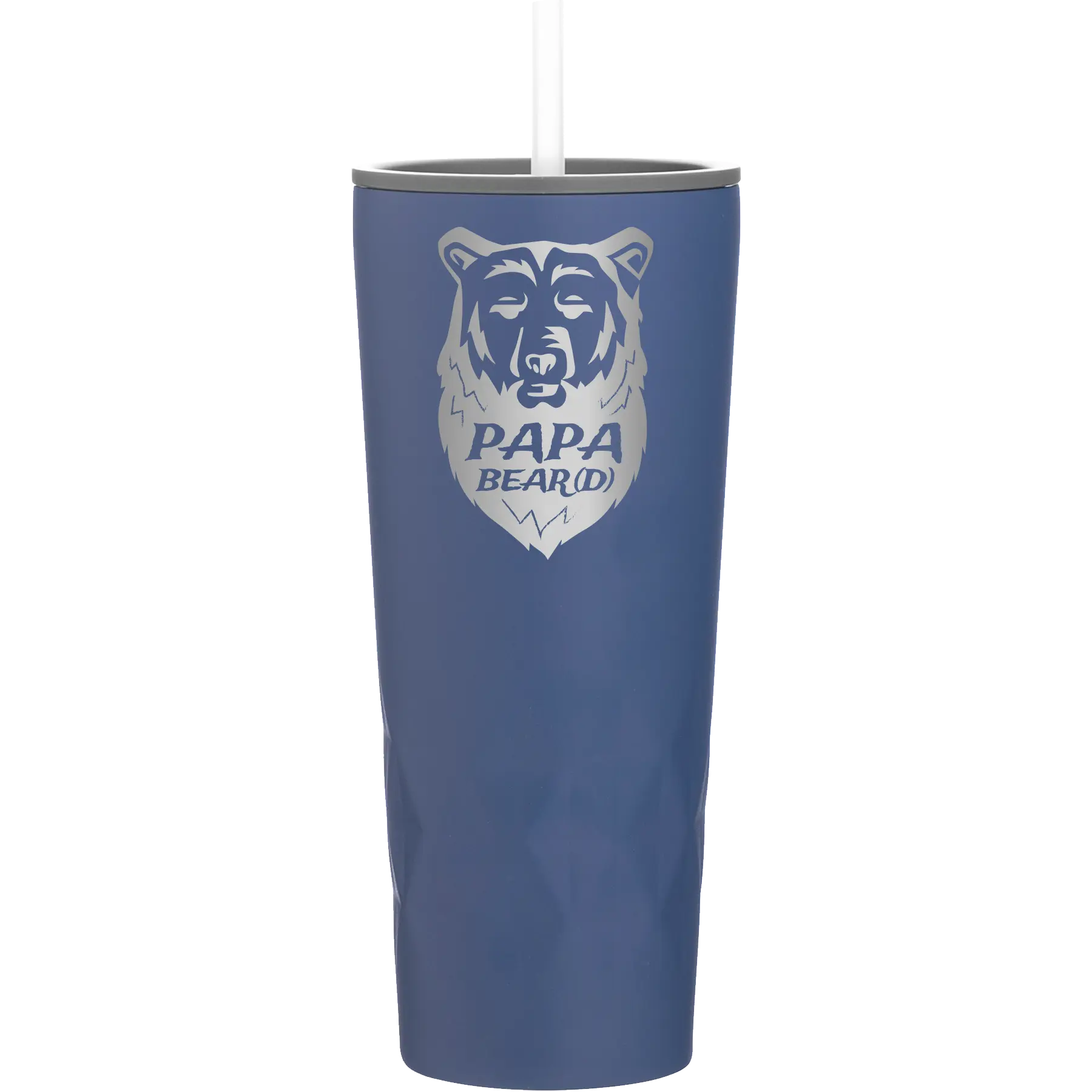 Laser etched constellation 20 oz vacuum insulated tumbler with 'Papa Beard' design