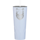 Laser etched landfall 20 oz vacuum insulated tumbler with 'Papa Beard' design