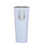 Laser etched landfall 20 oz vacuum insulated tumbler with 'With Great Beard Comes Great Responsibility' design