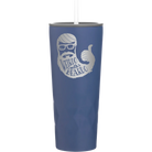 Laser etched constellation 20 oz vacuum insulated tumbler with 'Weirdo with a Beardo' design