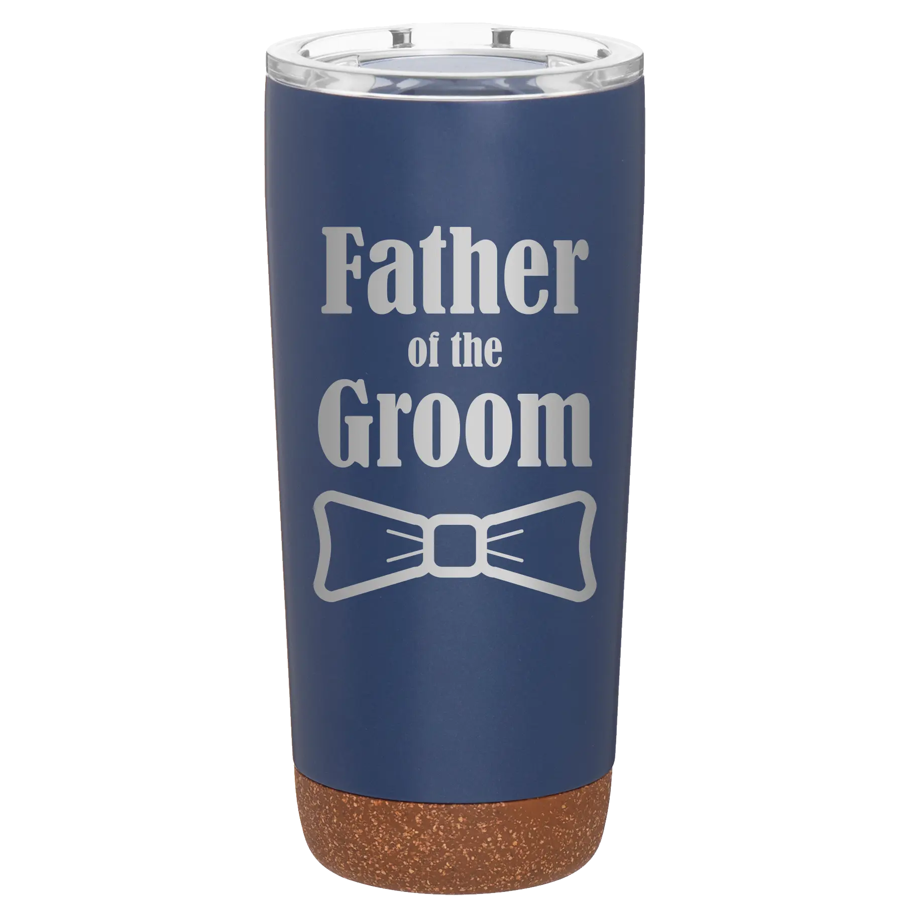 Laser etched constellation 20 oz vacuum insulated tumbler with 'Father of the Groom' design