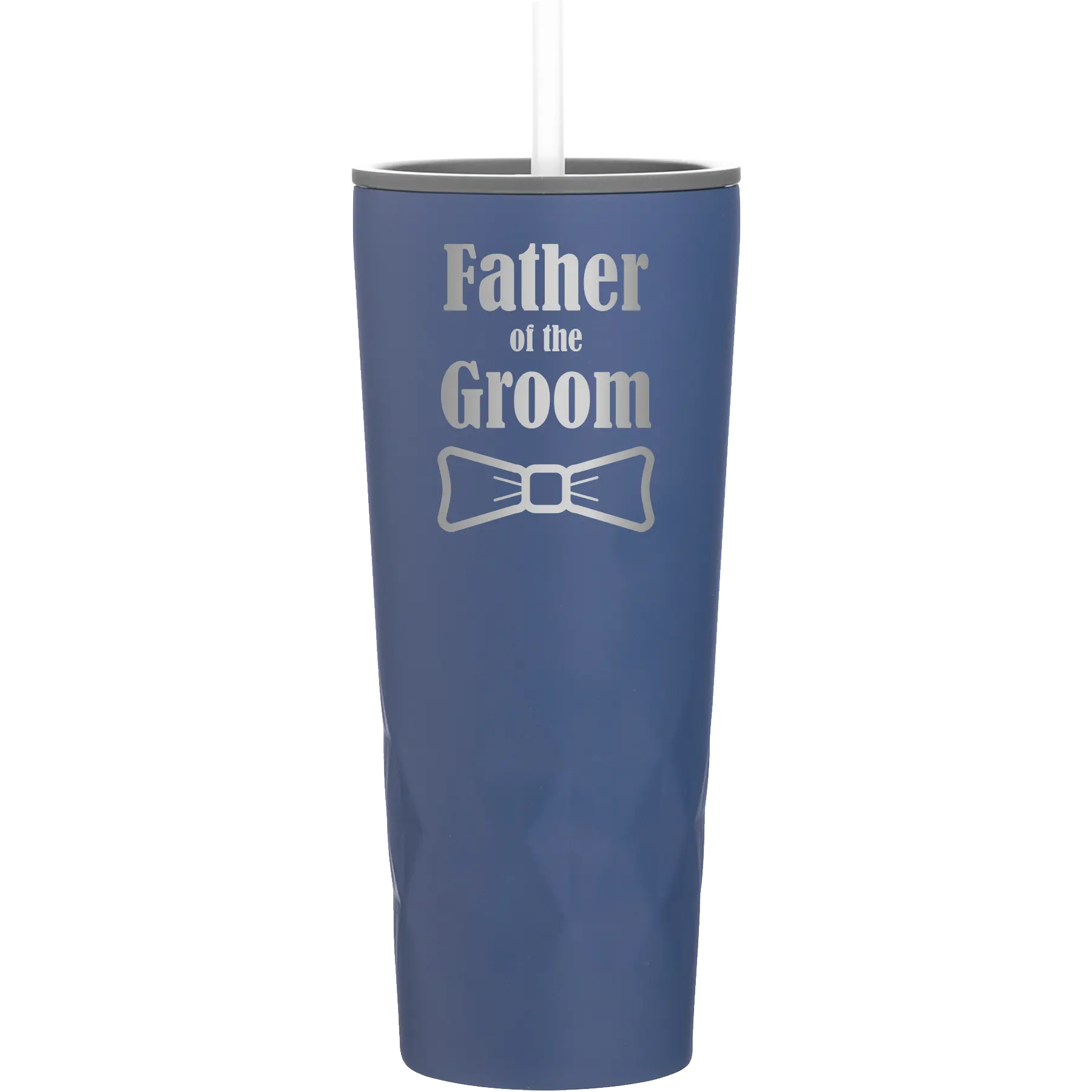 Laser etched constellation 20 oz vacuum insulated tumbler with 'Father of the Groom' design