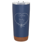 Personalized constellation 20 oz vacuum insulated tumbler with 'Name and Date2' design