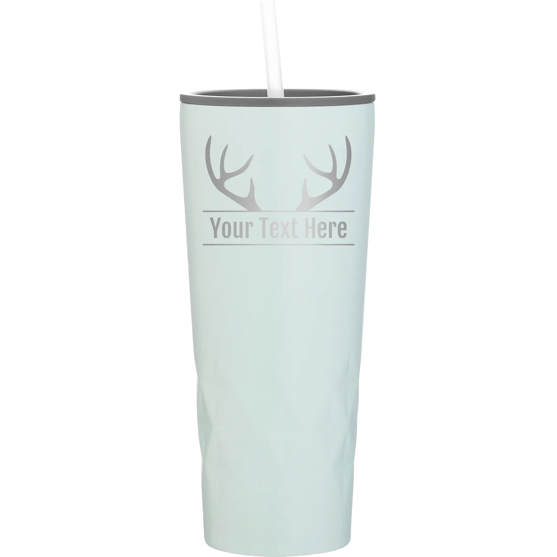 Personalized meadow 20 oz vacuum insulated tumbler with 'Antler2' design