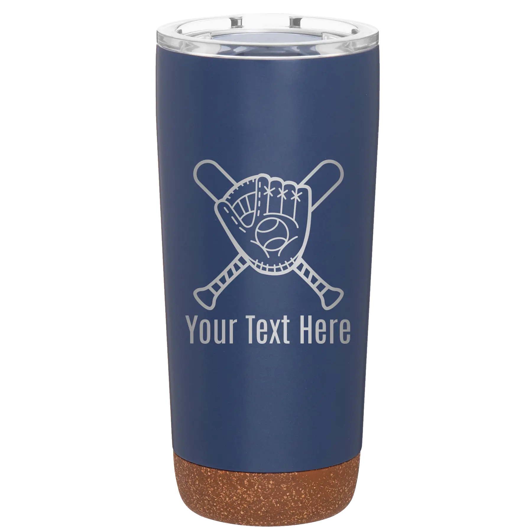 Personalized constellation 20 oz vacuum insulated tumbler with 'Baseball and Glove' design