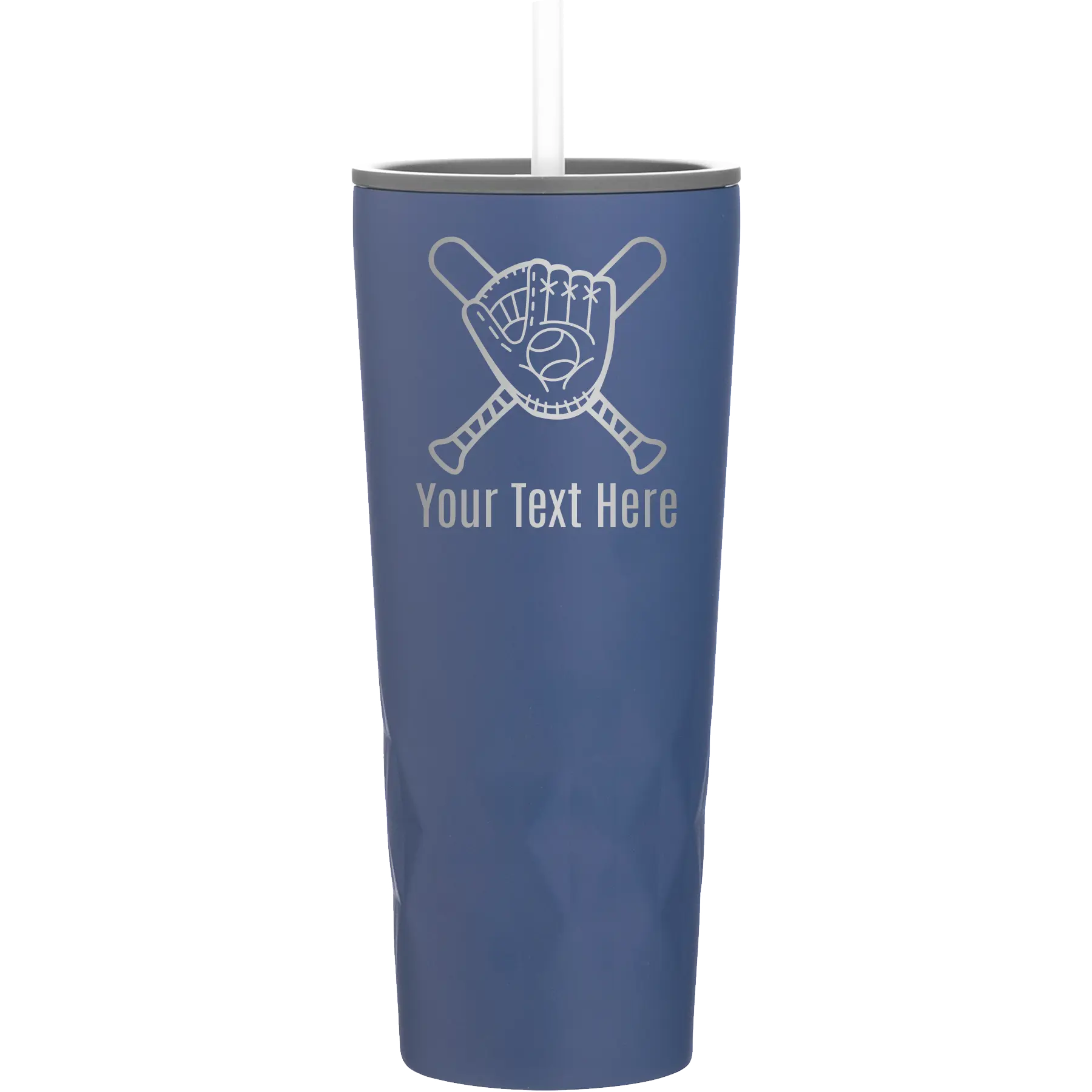 Personalized constellation 20 oz vacuum insulated tumbler with 'Baseball and Glove' design