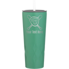 Personalized forage 20 oz vacuum insulated tumbler with 'Baseball and Glove' design