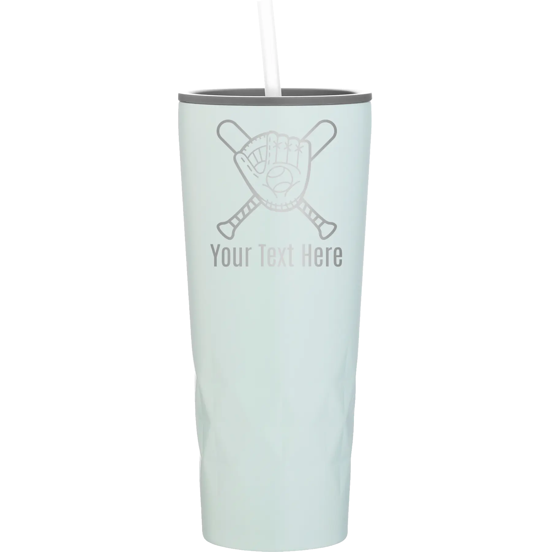 Personalized meadow 20 oz vacuum insulated tumbler with 'Baseball and Glove' design