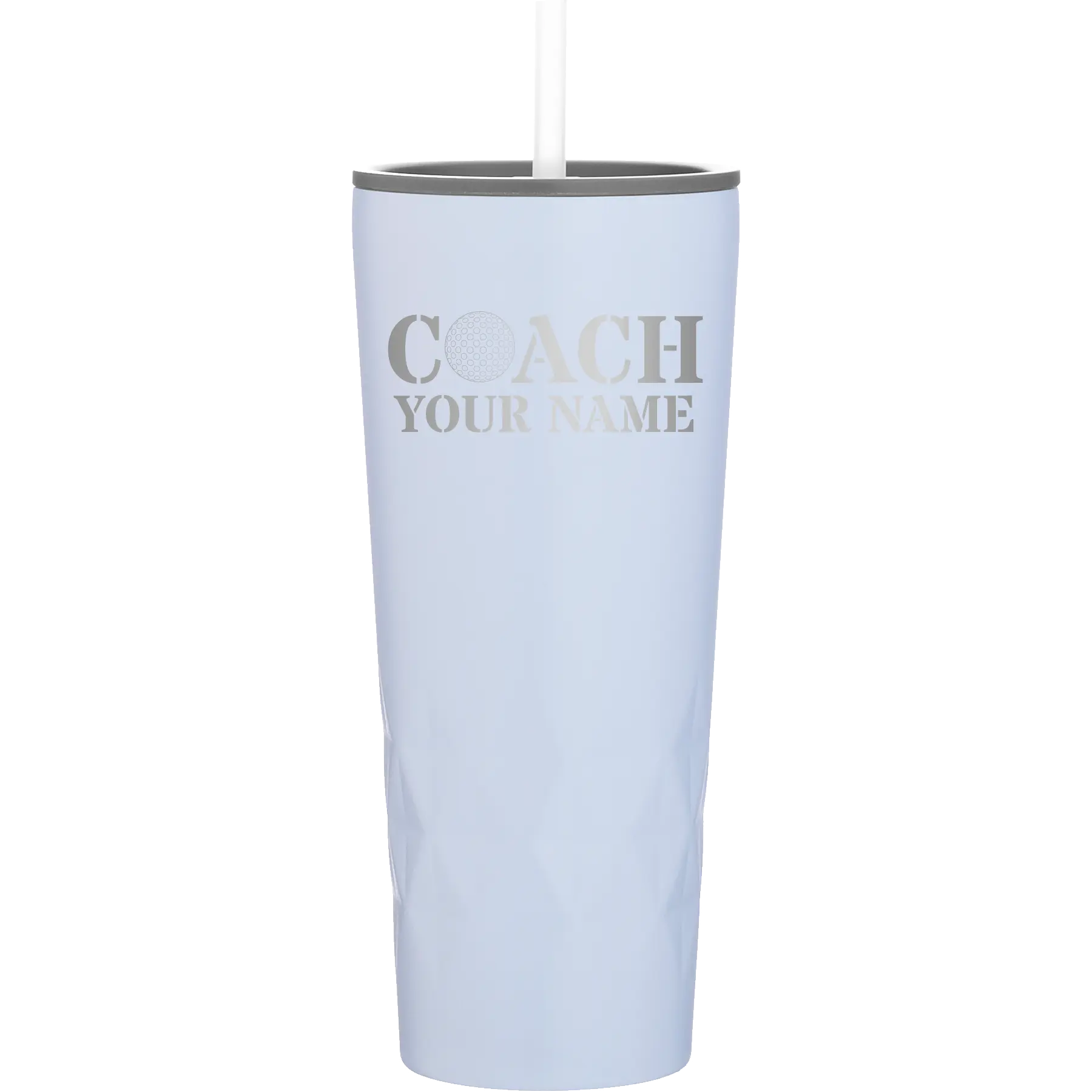 Personalized landfall 20 oz vacuum insulated tumbler with 'Coach Golf' design