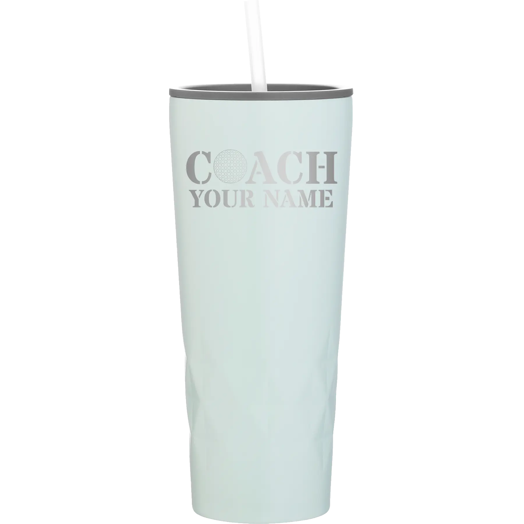 Personalized meadow 20 oz vacuum insulated tumbler with 'Coach Golf' design