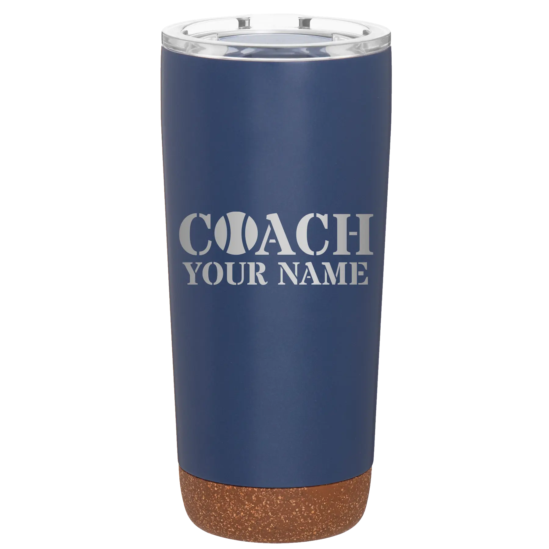 Personalized constellation 20 oz vacuum insulated tumbler with 'Coach Tennis' design