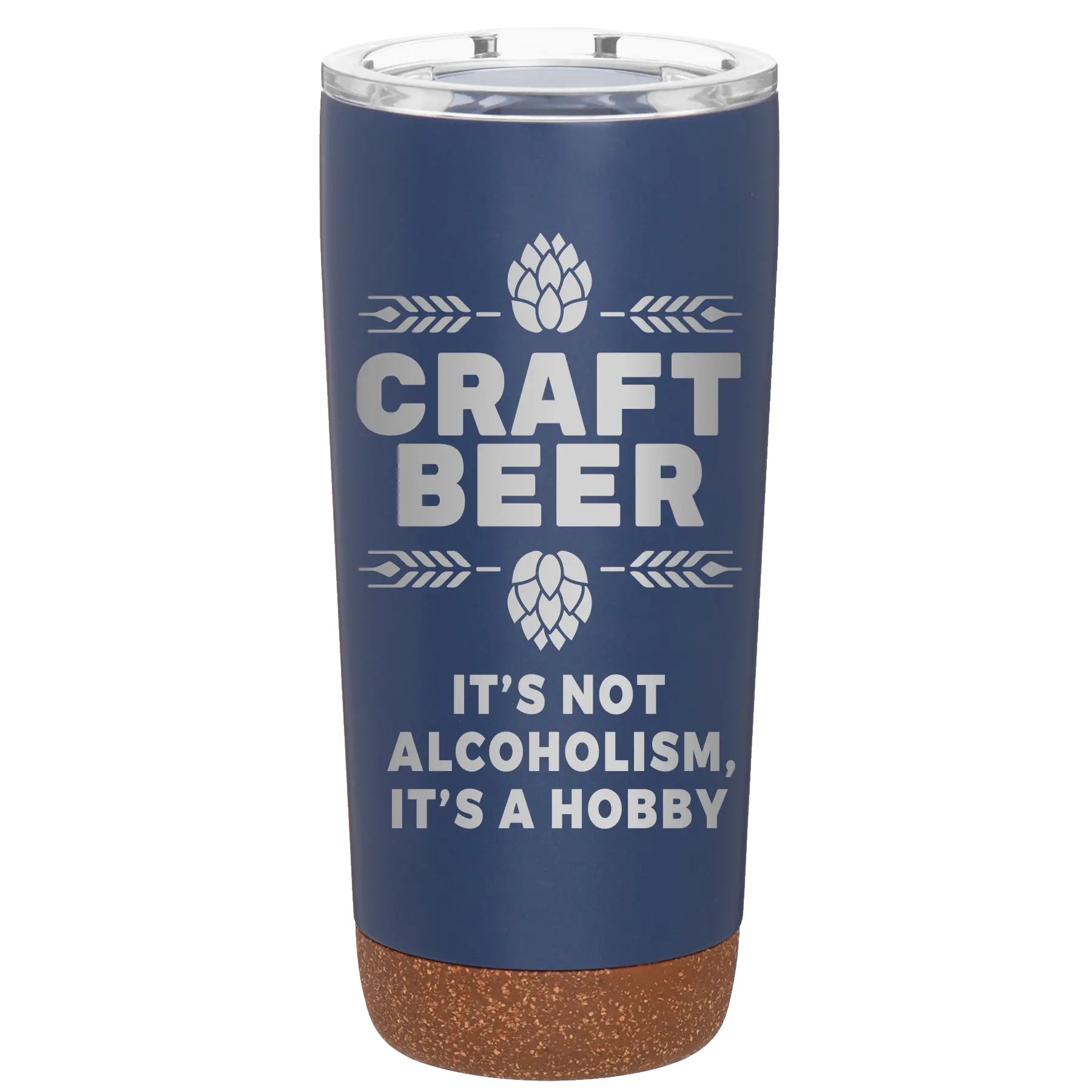 Laser etched constellation 20 oz vacuum insulated tumbler with 'Craft Beer' design