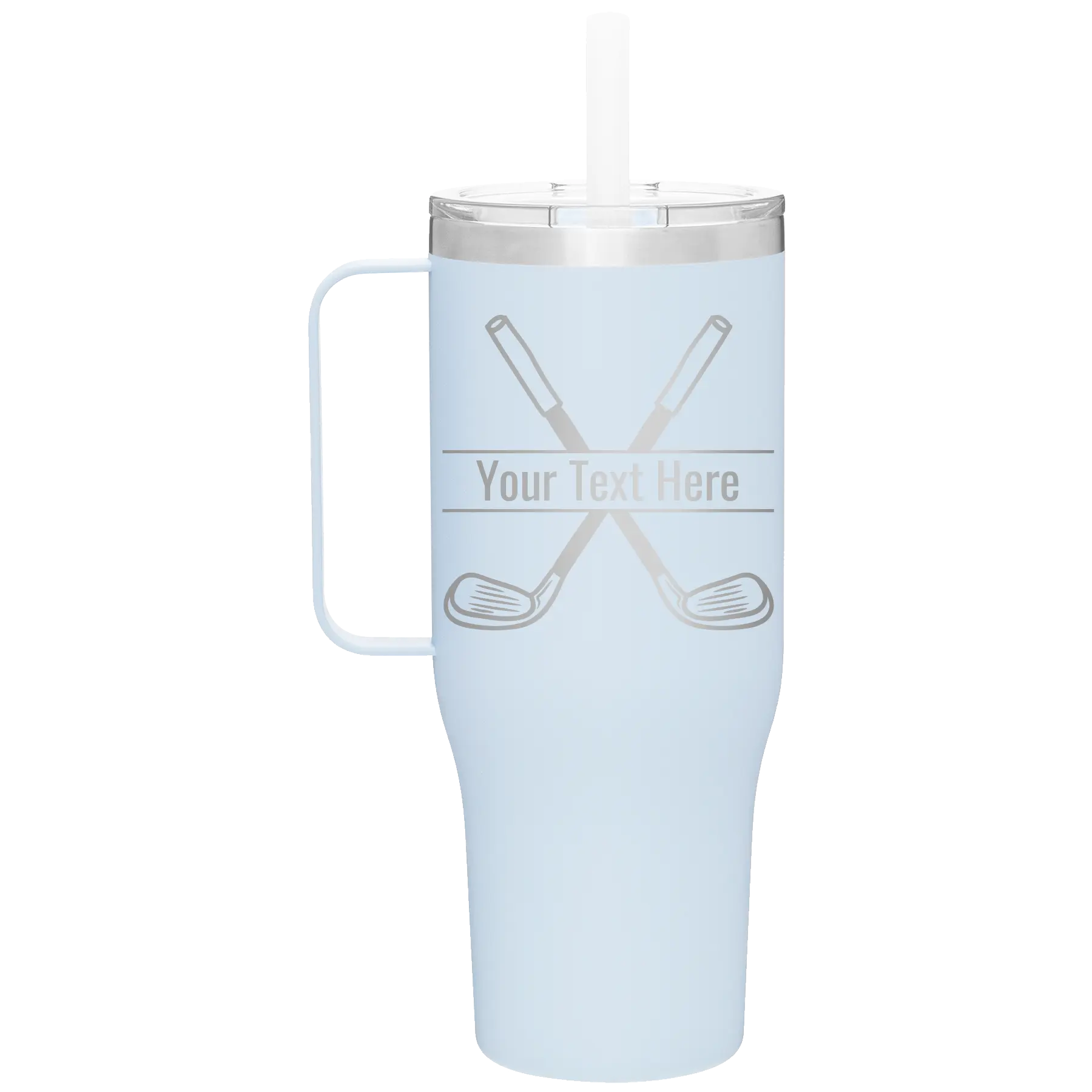 Personalized landfall 40 oz vacuum insulated tumbler mug with 'Golf' design