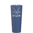 Personalized constellation 20 oz vacuum insulated tumbler with 'Hockey' design