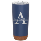Personalized constellation 20 oz vacuum insulated tumbler with 'Monogram letter A' design