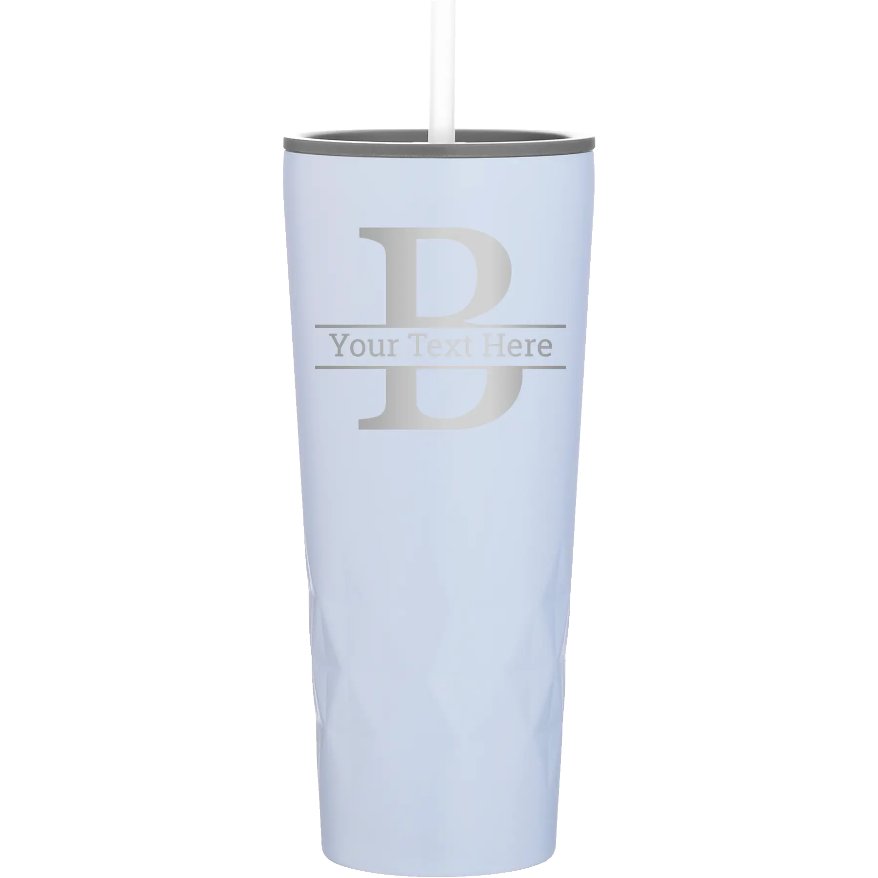 Personalized landfall 20 oz vacuum insulated tumbler with 'Monogram letter B' design