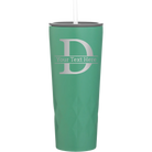 Personalized forage 20 oz vacuum insulated tumbler with 'Monogram letter D' design