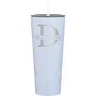 Personalized landfall 20 oz vacuum insulated tumbler with 'Monogram letter D' design