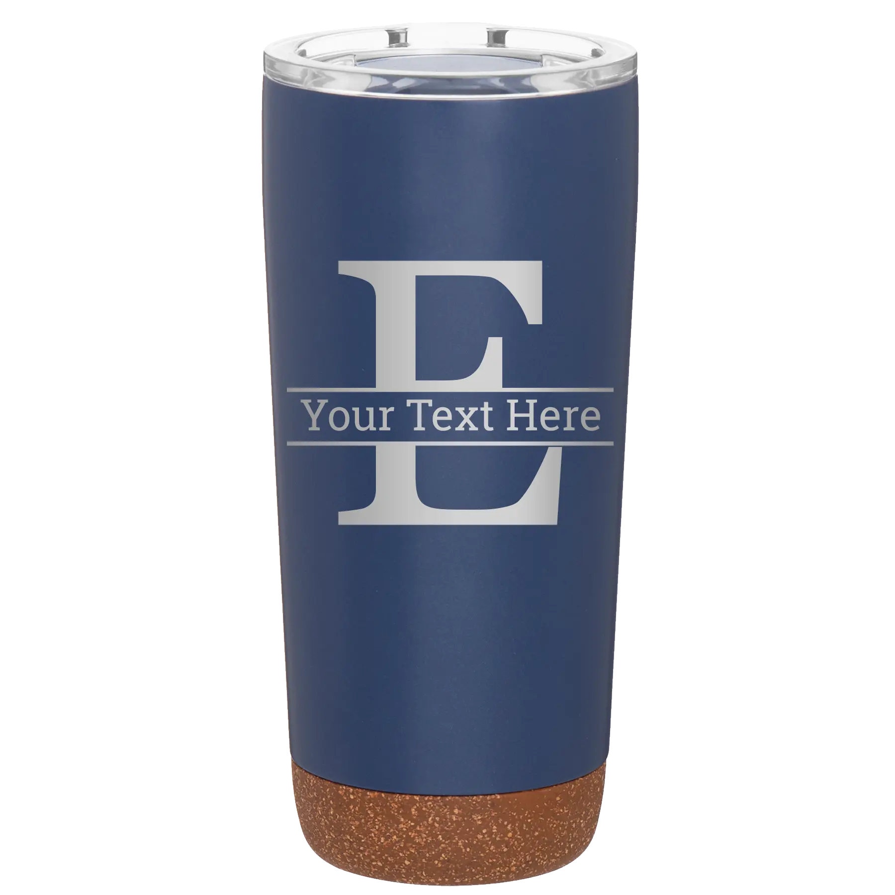 Personalized constellation 20 oz vacuum insulated tumbler with 'Monogram letter E' design