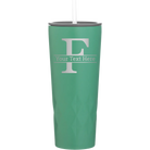 Personalized forage 20 oz vacuum insulated tumbler with 'Monogram letter F' design