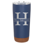 Personalized constellation 20 oz vacuum insulated tumbler with 'Monogram letter H' design