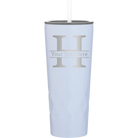 Personalized landfall 20 oz vacuum insulated tumbler with 'Monogram letter H' design