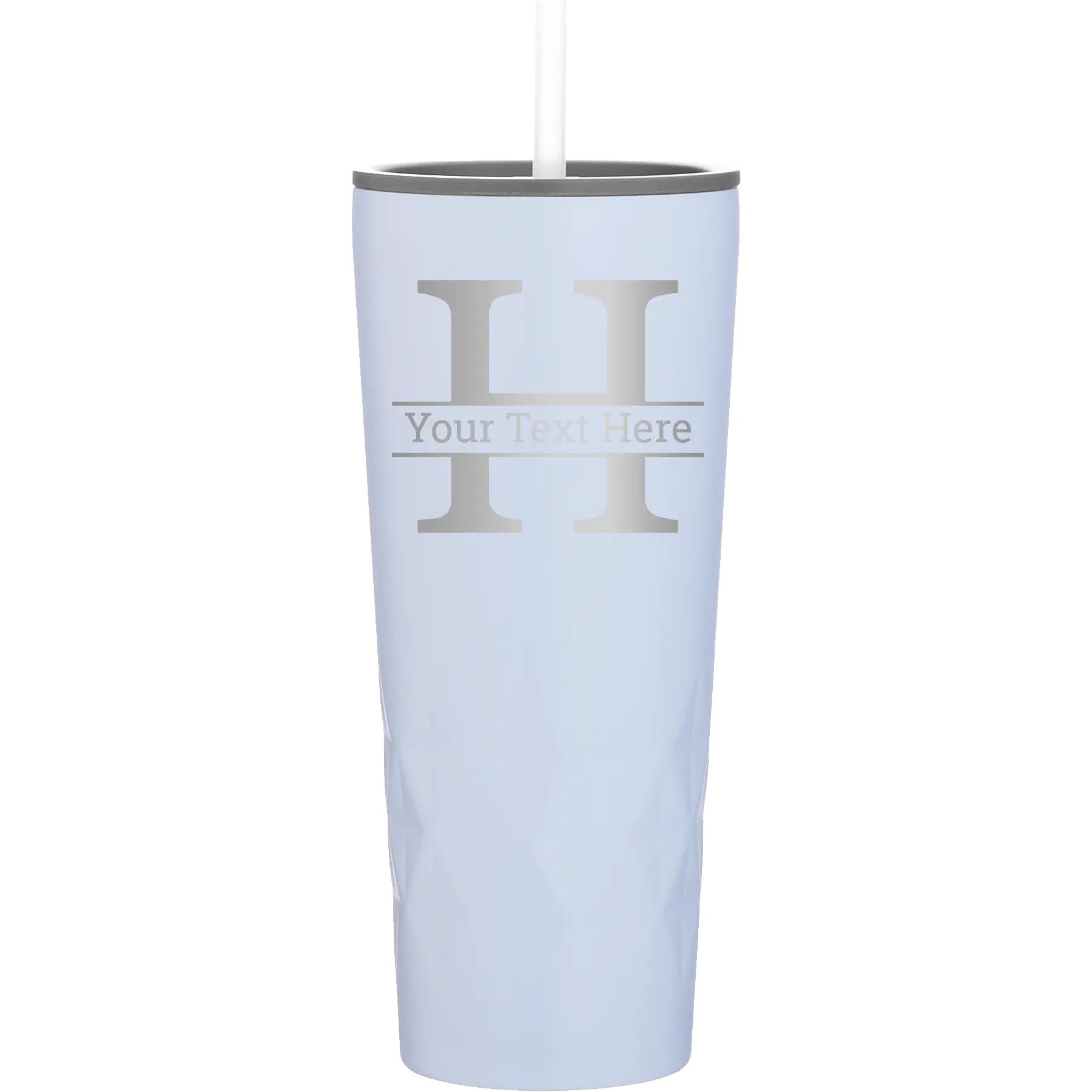 Personalized landfall 20 oz vacuum insulated tumbler with 'Monogram letter H' design