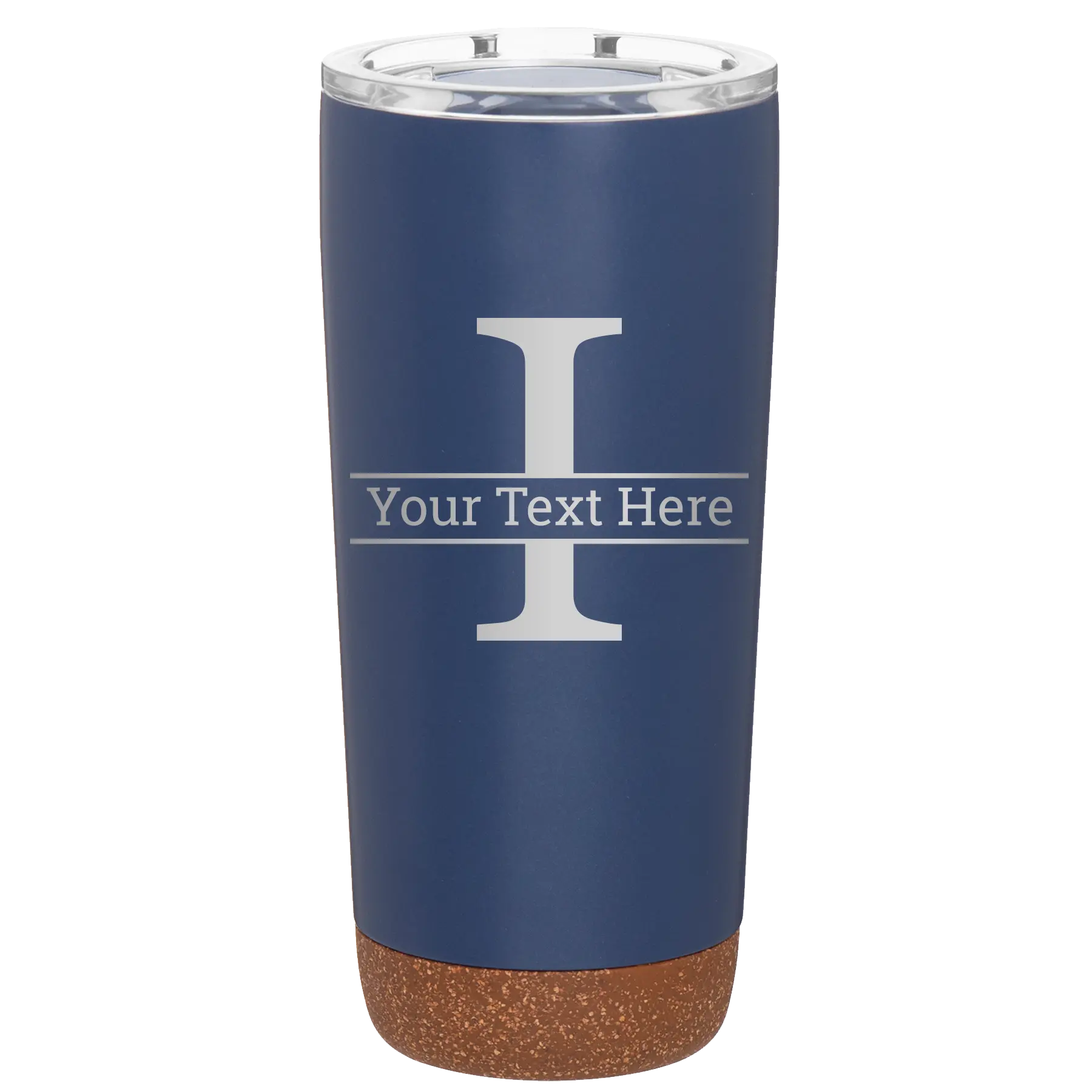 Personalized constellation 20 oz vacuum insulated tumbler with 'Monogram letter I' design