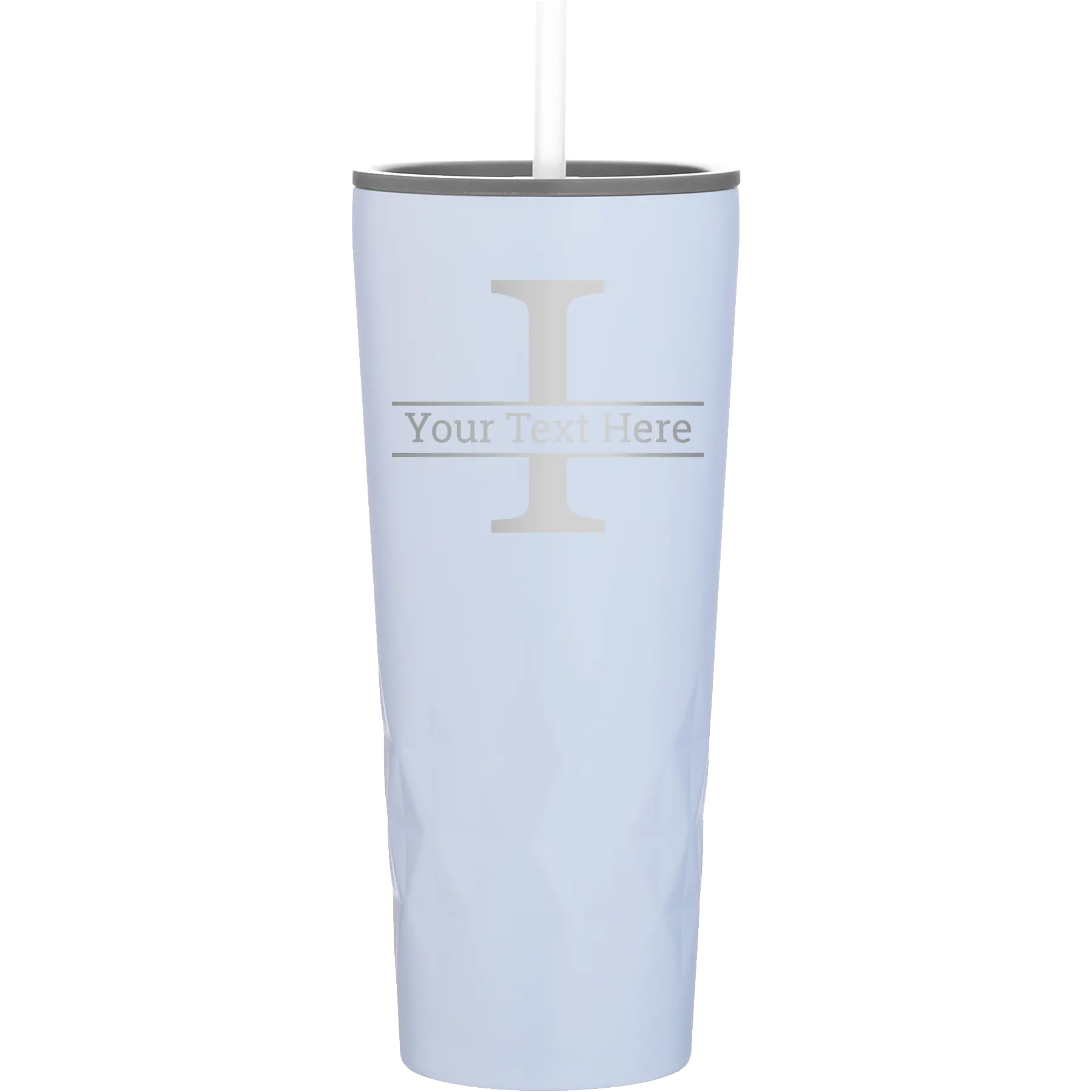 Personalized landfall 20 oz vacuum insulated tumbler with 'Monogram letter I' design